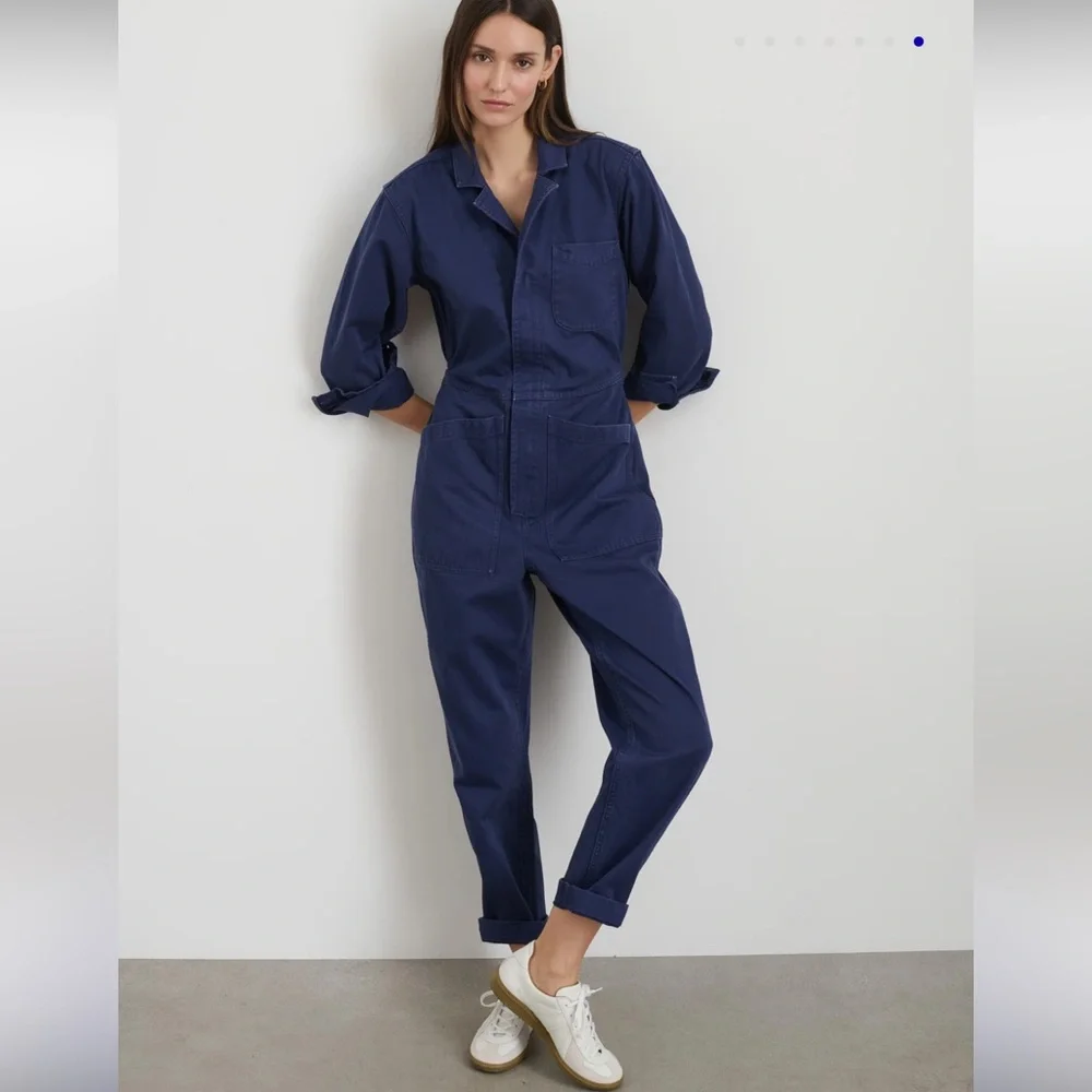 Alex Mill Navy midnight blue Jumpsuit small - Picture 1 of 13